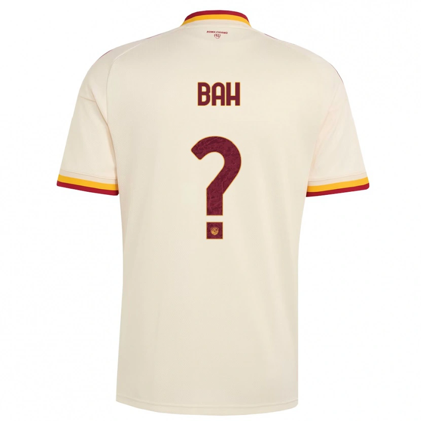 Danxen Niño Camiseta Muhammed Bah #0 Champán Rojo Amarillo 2ª Equipación 2026/27 La Camisa