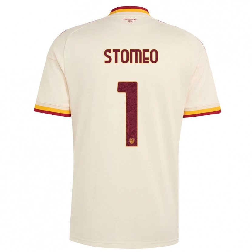 Danxen Niño Camiseta Giorgio Stomeo #1 Champán Rojo Amarillo 2ª Equipación 2026/27 La Camisa
