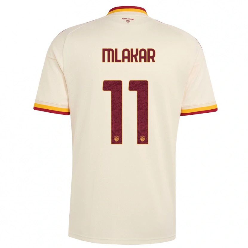Danxen Niño Camiseta Luka Mlakar #11 Champán Rojo Amarillo 2ª Equipación 2026/27 La Camisa