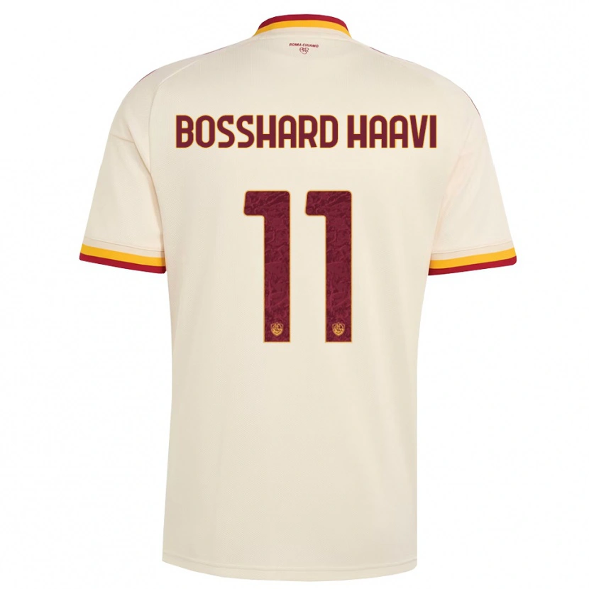 Danxen Niño Camiseta Emilie Bosshard Haavi #11 Champán Rojo Amarillo 2ª Equipación 2026/27 La Camisa