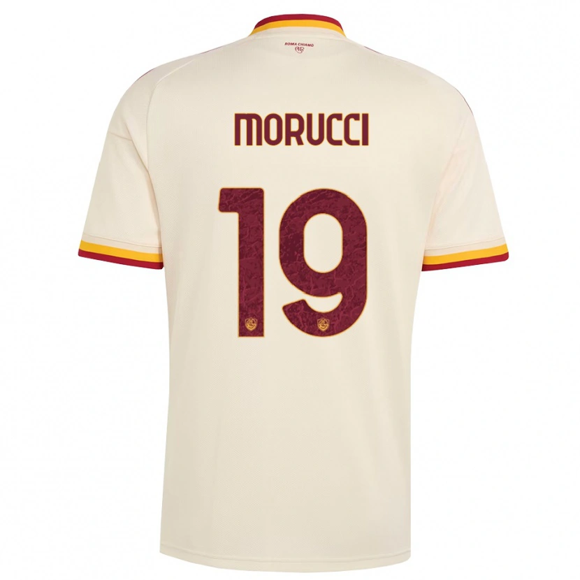 Danxen Niño Camiseta Edoardo Morucci #19 Champán Rojo Amarillo 2ª Equipación 2026/27 La Camisa