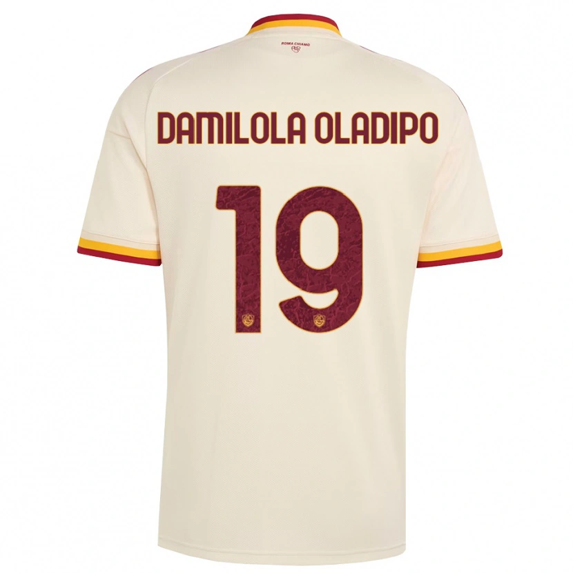 Danxen Niño Camiseta Shukurat Damilola Oladipo #19 Champán Rojo Amarillo 2ª Equipación 2026/27 La Camisa