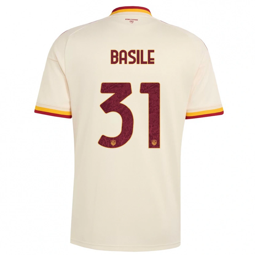 Danxen Niño Camiseta Filippo Basile #31 Champán Rojo Amarillo 2ª Equipación 2026/27 La Camisa