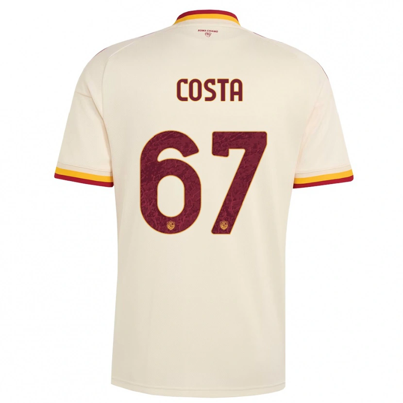 Danxen Niño Camiseta João Costa #67 Champán Rojo Amarillo 2ª Equipación 2026/27 La Camisa