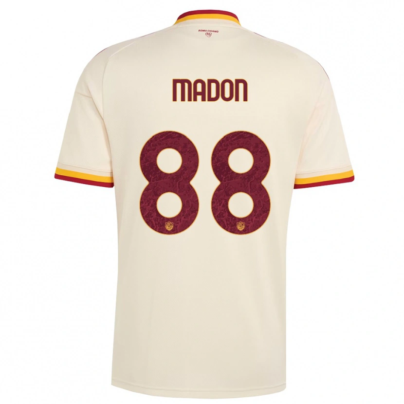 Danxen Niño Camiseta Maja Madon #88 Champán Rojo Amarillo 2ª Equipación 2026/27 La Camisa