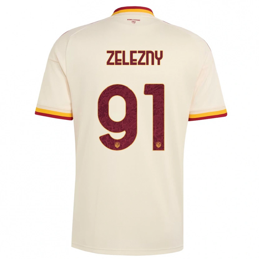 Danxen Niño Camiseta Radoslaw Zelezny #91 Champán Rojo Amarillo 2ª Equipación 2026/27 La Camisa