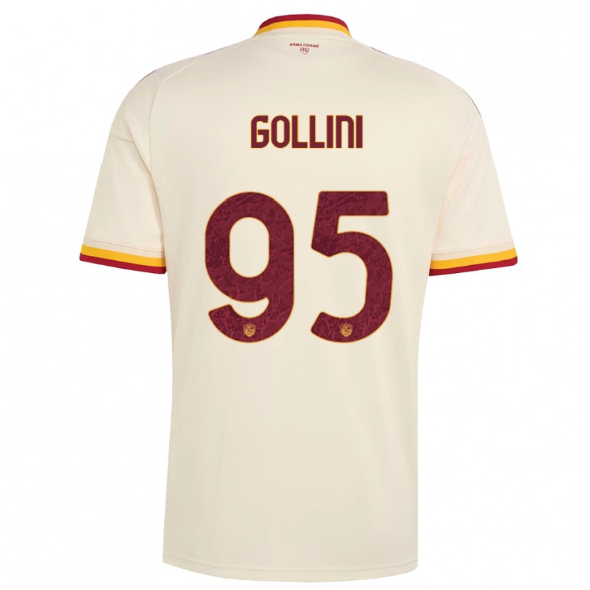 Danxen Niño Camiseta Pierluigi Gollini #95 Champán Rojo Amarillo 2ª Equipación 2026/27 La Camisa