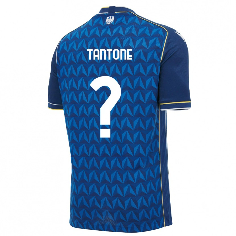 Danxen Niño Camiseta Riccardo Tantone #0 Azul Real Blanco Azul 2ª Equipación 2026/27 La Camisa