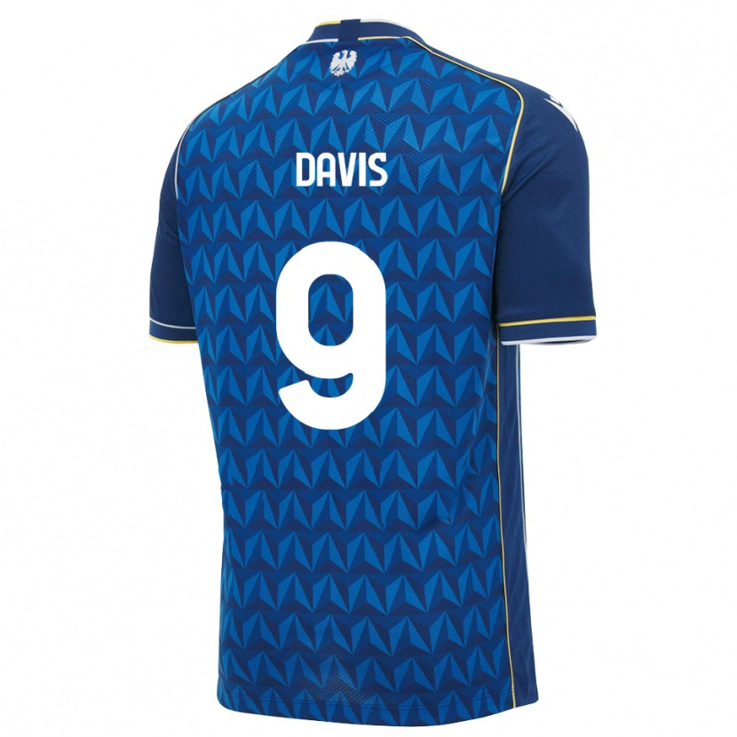 Danxen Niño Camiseta Keinan Davis #9 Azul Real Blanco Azul 2ª Equipación 2026/27 La Camisa