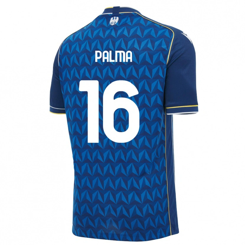 Danxen Niño Camiseta Matteo Palma #16 Azul Real Blanco Azul 2ª Equipación 2026/27 La Camisa
