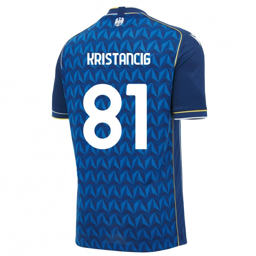 Danxen Niño Camiseta Luca Kristancig #81 Azul Real Blanco Azul 2ª Equipación 2026/27 La Camisa