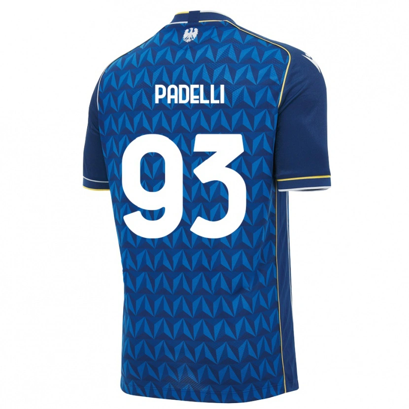 Danxen Niño Camiseta Daniele Padelli #93 Azul Real Blanco Azul 2ª Equipación 2026/27 La Camisa