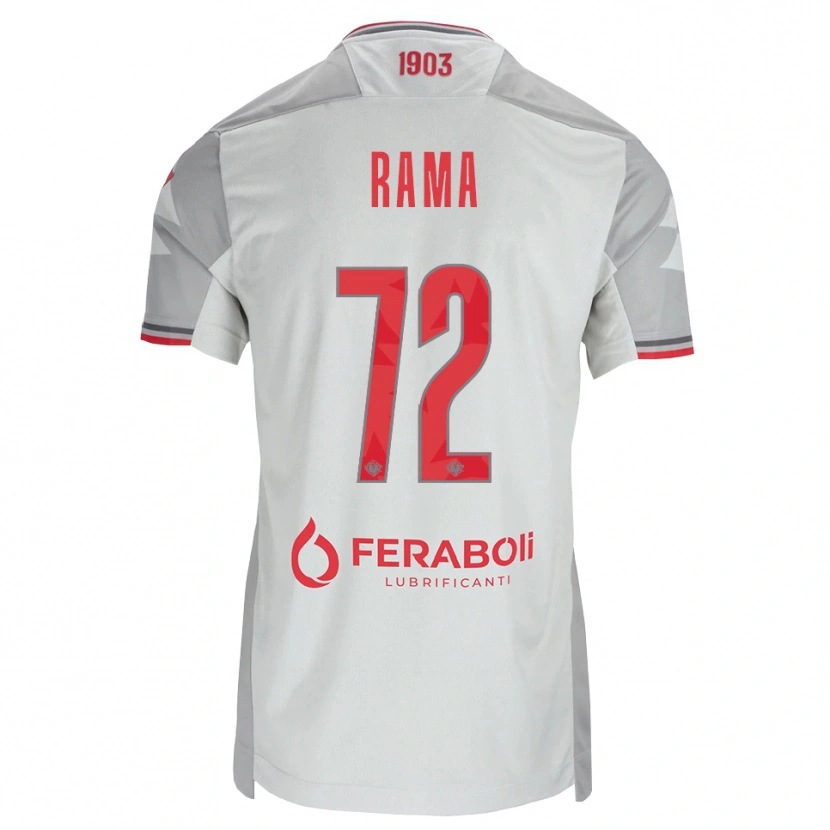 Danxen Niño Camiseta Alex Rama #72 Gris Blanco Rojo 2ª Equipación 2026/27 La Camisa
