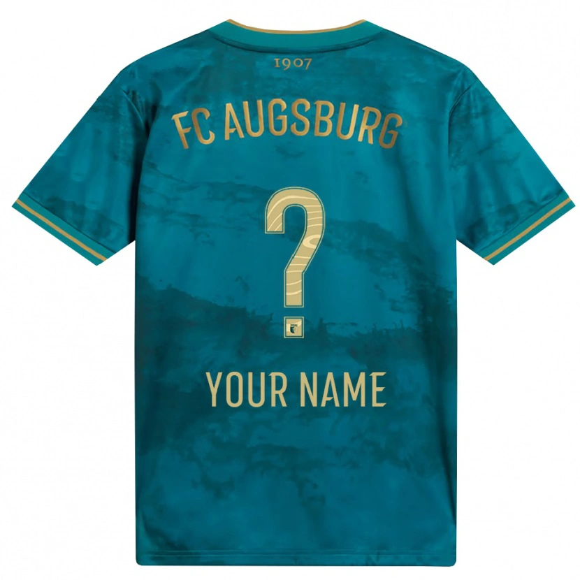 Danxen Niño Camiseta Su Nombre #0 Verde Marrón 2ª Equipación 2026/27 La Camisa