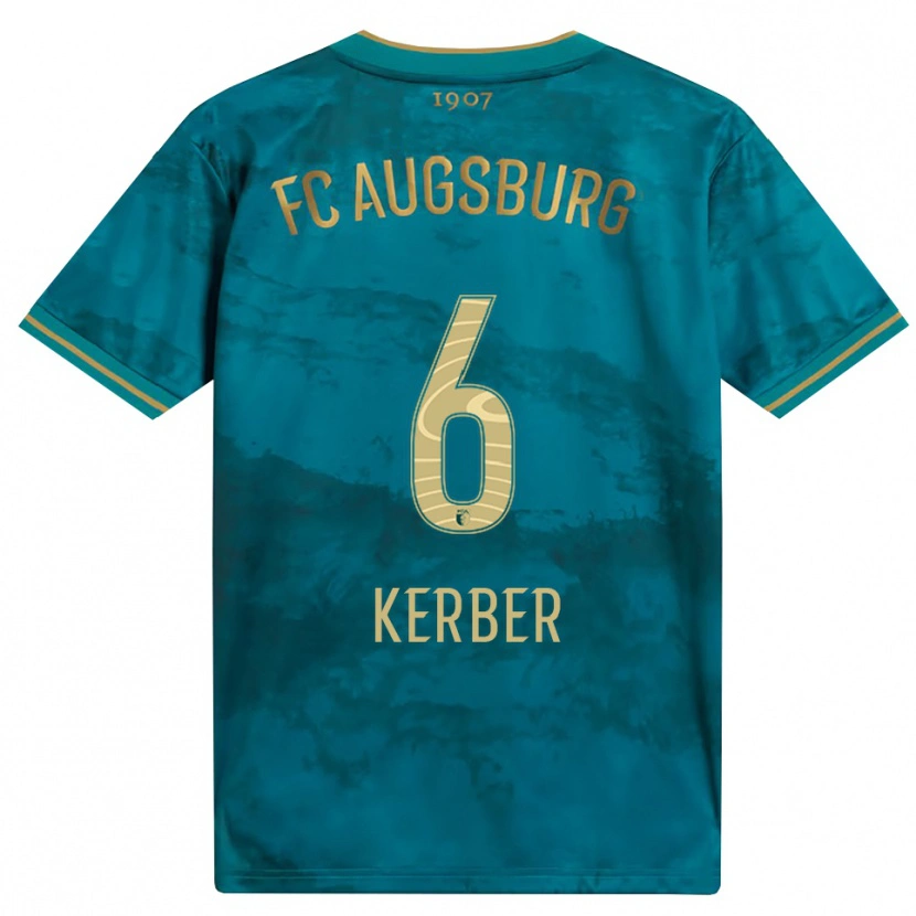 Danxen Niño Camiseta Luca Kerber #6 Verde Marrón 2ª Equipación 2026/27 La Camisa