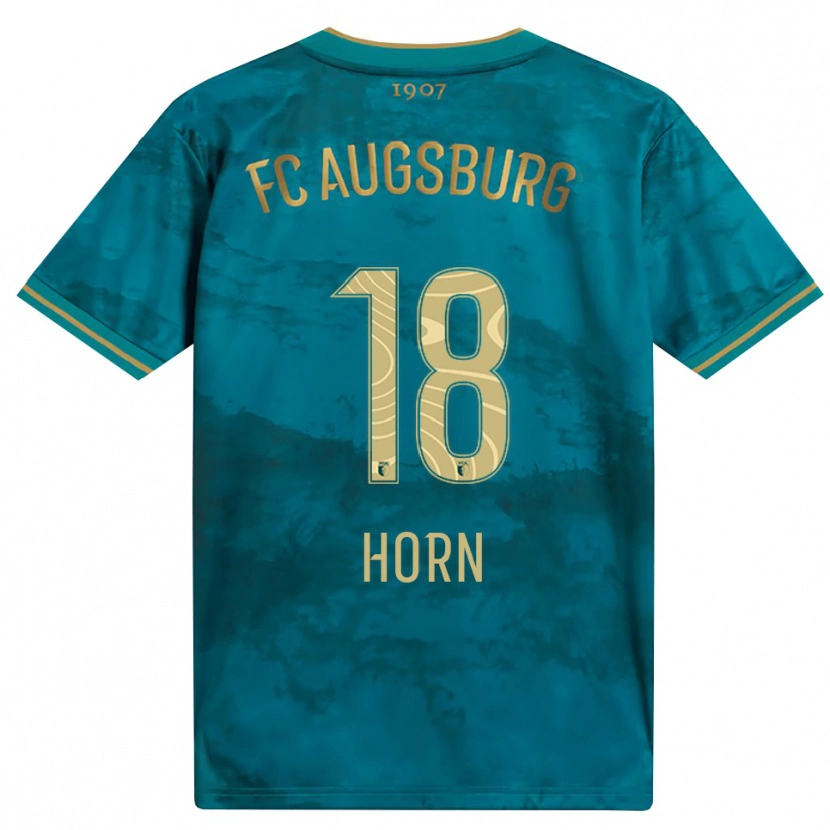 Danxen Niño Camiseta Tobias Horn #18 Verde Marrón 2ª Equipación 2026/27 La Camisa