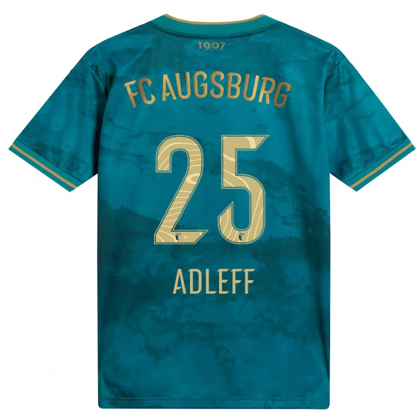 Danxen Niño Camiseta Milo Adleff #25 Verde Marrón 2ª Equipación 2026/27 La Camisa