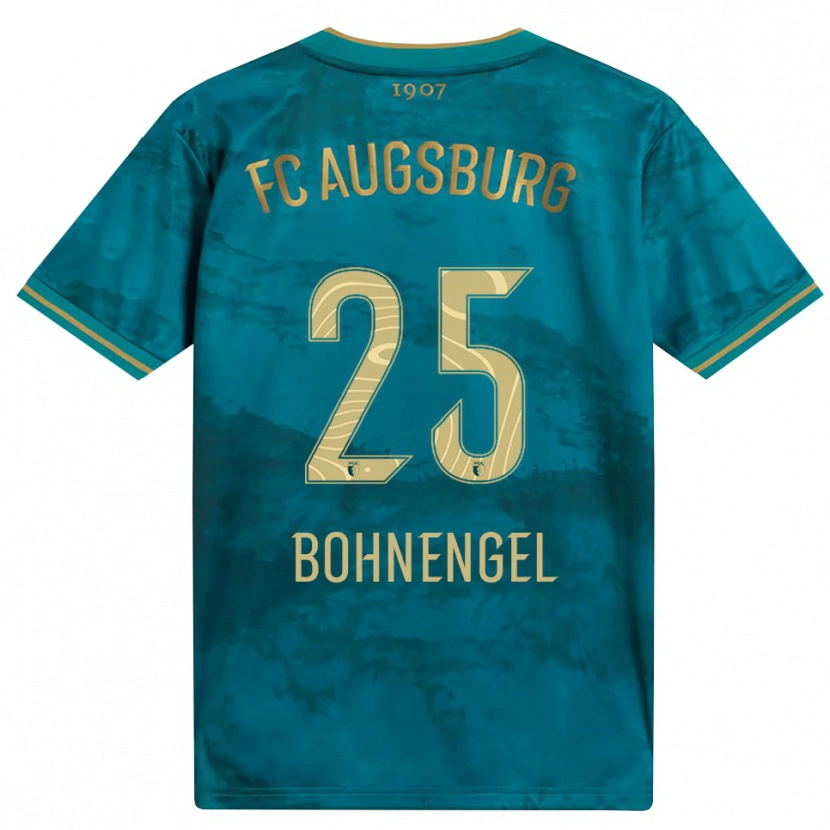 Danxen Niño Camiseta Noah Bohnengel #25 Verde Marrón 2ª Equipación 2026/27 La Camisa
