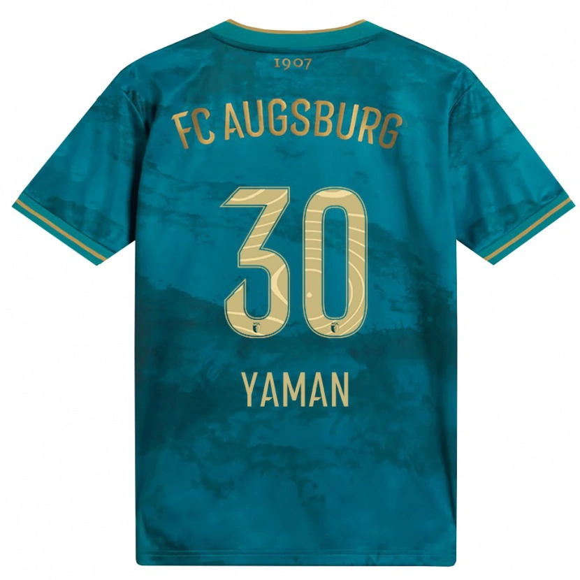 Danxen Niño Camiseta Kerim Yaman #30 Verde Marrón 2ª Equipación 2026/27 La Camisa