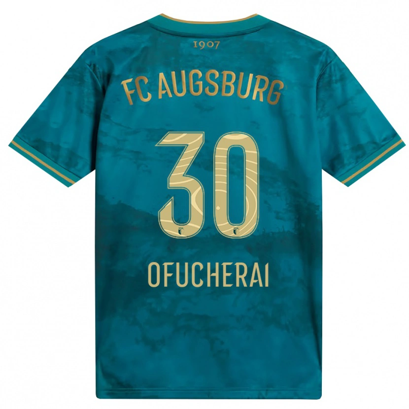 Danxen Niño Camiseta Isaac Ofucherai #30 Verde Marrón 2ª Equipación 2026/27 La Camisa