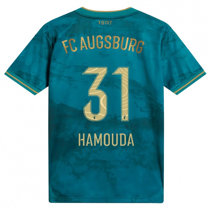 Danxen Niño Camiseta Hania Hamouda #31 Verde Marrón 2ª Equipación 2026/27 La Camisa