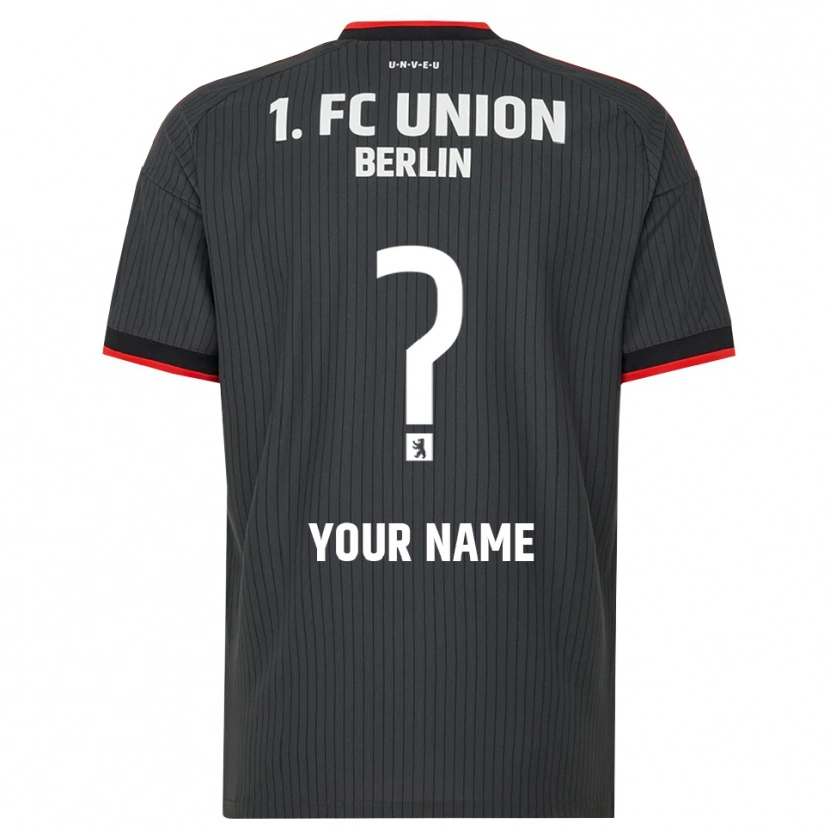 Danxen Niño Camiseta Su Nombre #0 Negro Blanco Rojo 2ª Equipación 2026/27 La Camisa