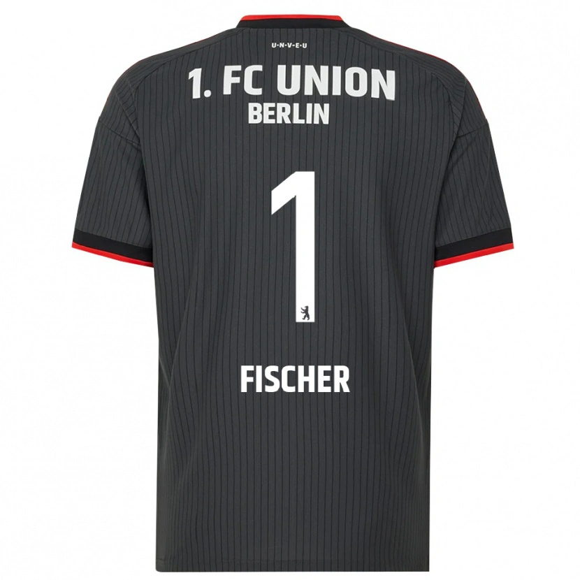 Danxen Niño Camiseta Lennard Fischer #1 Negro Blanco Rojo 2ª Equipación 2026/27 La Camisa