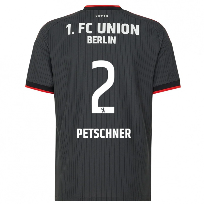 Danxen Niño Camiseta Anton Petschner #2 Negro Blanco Rojo 2ª Equipación 2026/27 La Camisa