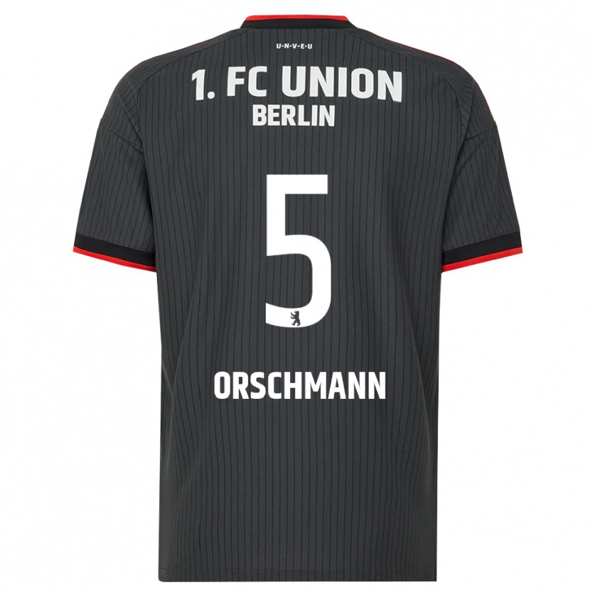Danxen Niño Camiseta Katja Orschmann #5 Negro Blanco Rojo 2ª Equipación 2026/27 La Camisa