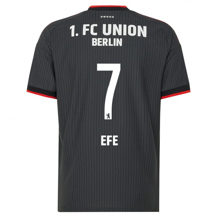 Danxen Niño Camiseta Baran Efe #7 Negro Blanco Rojo 2ª Equipación 2026/27 La Camisa