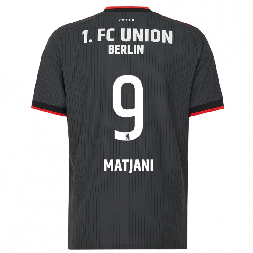 Danxen Niño Camiseta Francesco Matjani #9 Negro Blanco Rojo 2ª Equipación 2026/27 La Camisa