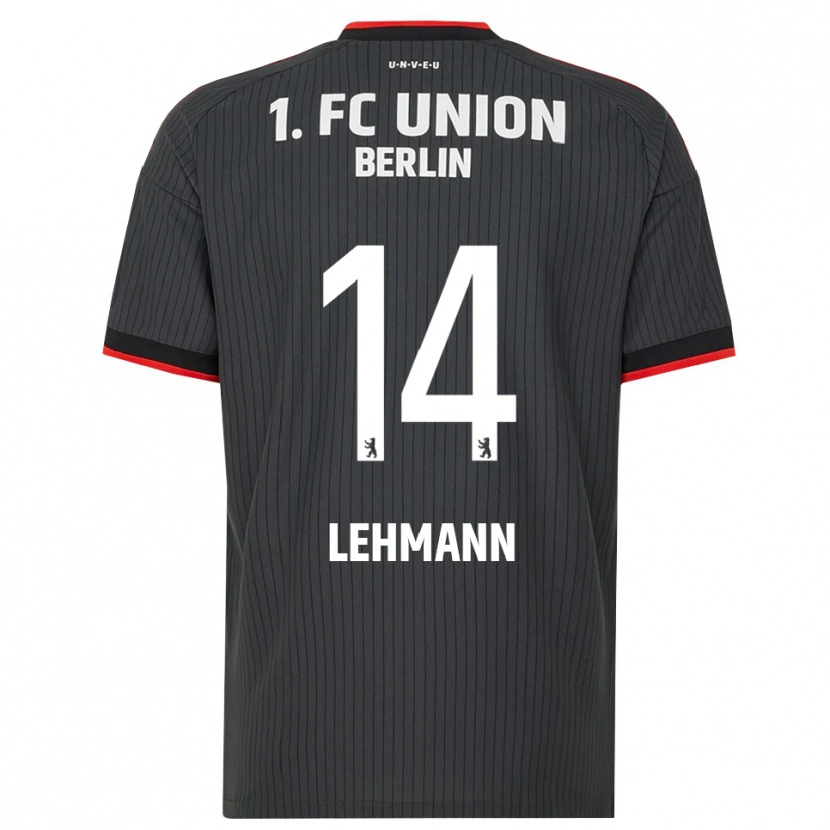 Danxen Niño Camiseta Noah Lehmann #14 Negro Blanco Rojo 2ª Equipación 2026/27 La Camisa