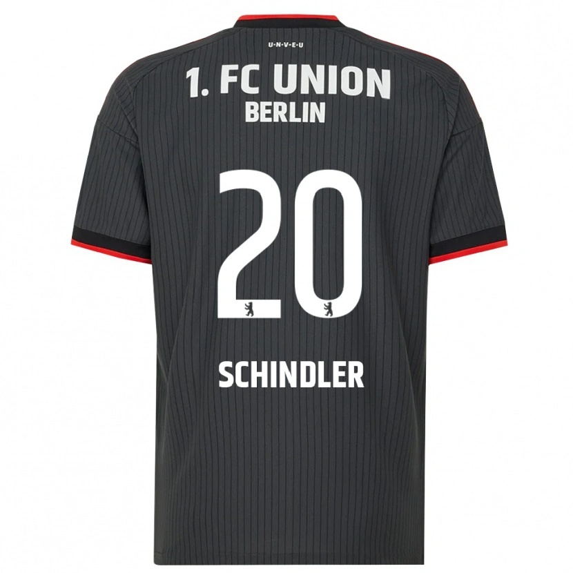Danxen Niño Camiseta Elisa Schindler #20 Negro Blanco Rojo 2ª Equipación 2026/27 La Camisa
