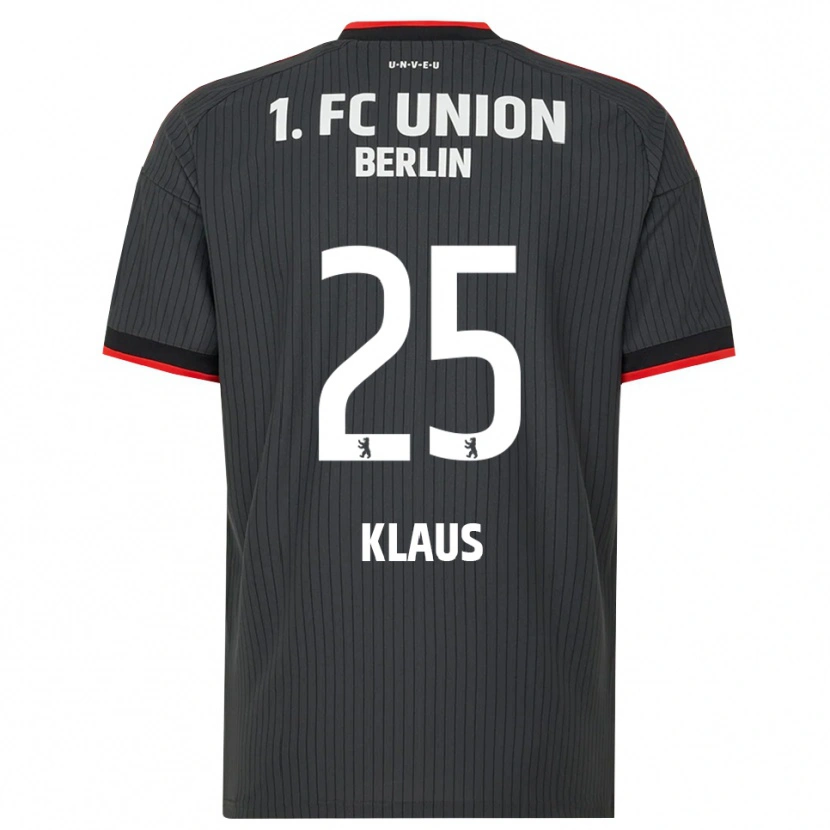 Danxen Niño Camiseta Carl Klaus #25 Negro Blanco Rojo 2ª Equipación 2026/27 La Camisa