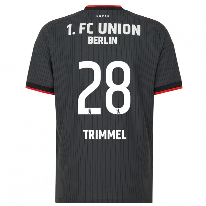 Danxen Niño Camiseta Christopher Trimmel #28 Negro Blanco Rojo 2ª Equipación 2026/27 La Camisa