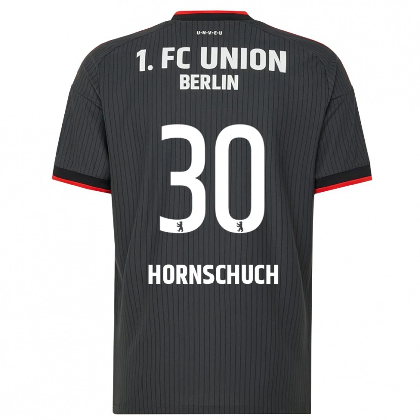 Danxen Niño Camiseta Sarah Hornschuch #30 Negro Blanco Rojo 2ª Equipación 2026/27 La Camisa