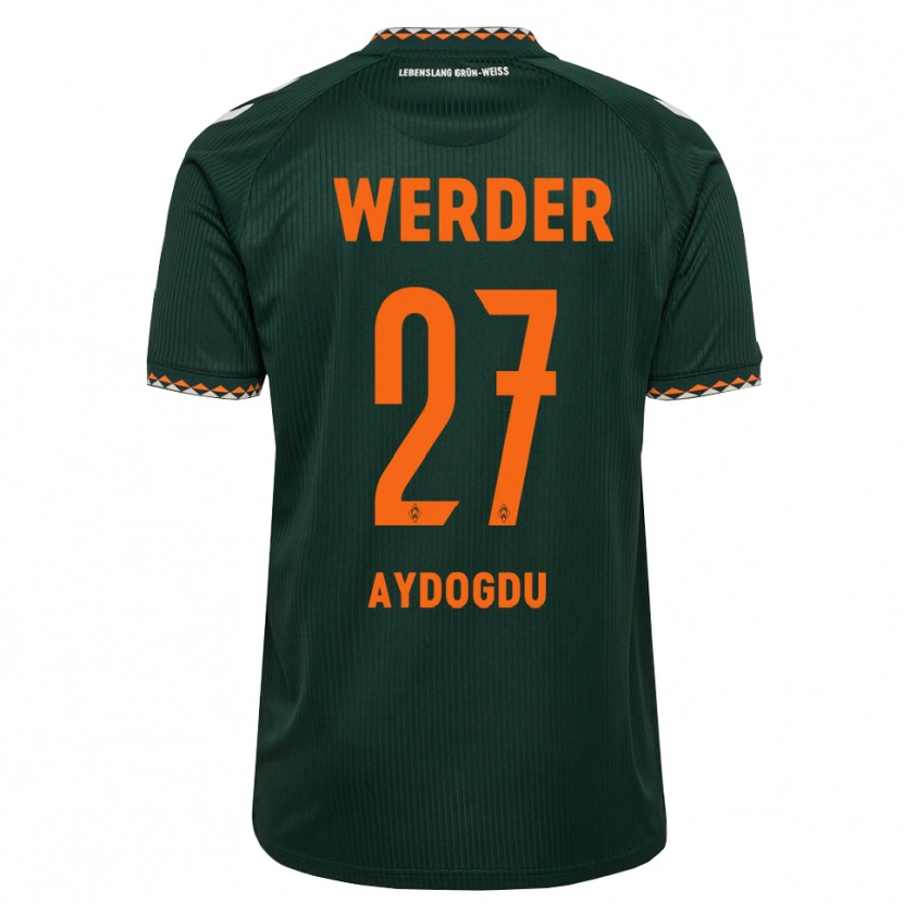 Danxen Niño Camiseta Onur Aydogdu #27 Verde Oscuro Naranja Blanco 2ª Equipación 2026/27 La Camisa