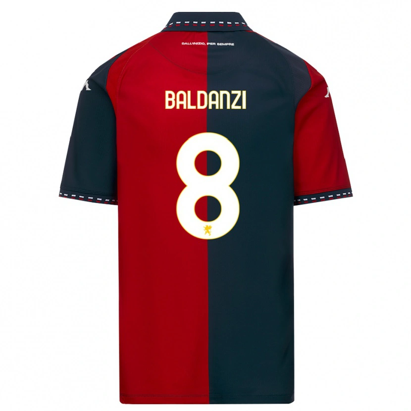 Danxen Hombre Camiseta Tommaso Baldanzi #8 Rojo Negro Blanco 1ª Equipación 2026/27 La Camisa