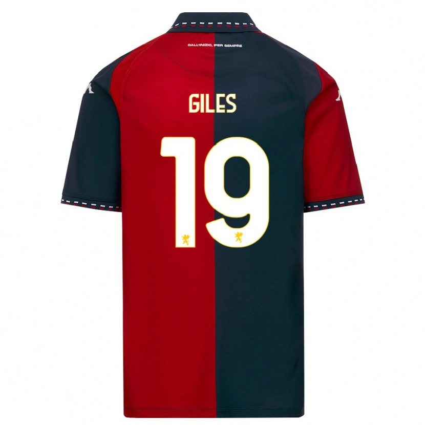 Danxen Hombre Camiseta Heidi Giles #19 Rojo Negro Blanco 1ª Equipación 2026/27 La Camisa
