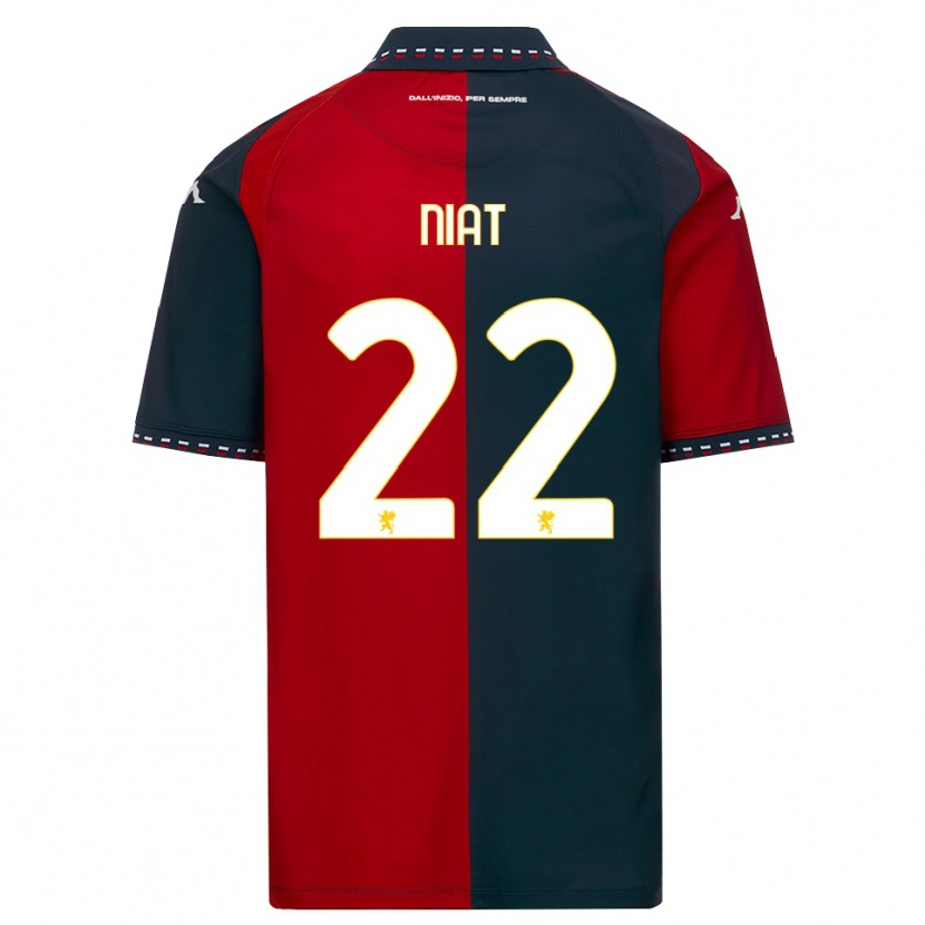 Danxen Hombre Camiseta Yahvan Niat #22 Rojo Negro Blanco 1ª Equipación 2026/27 La Camisa