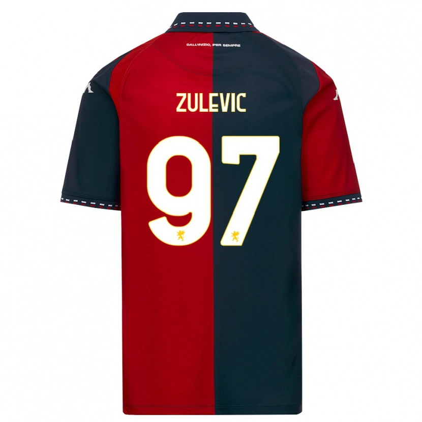 Danxen Hombre Camiseta Adam Zulevic #97 Rojo Negro Blanco 1ª Equipación 2026/27 La Camisa