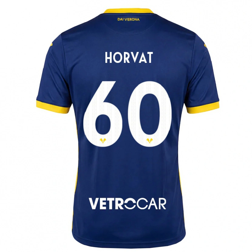 Danxen Hombre Camiseta Mihaela Horvat #60 Azul Real Amarillo Blanco 1ª Equipación 2026/27 La Camisa