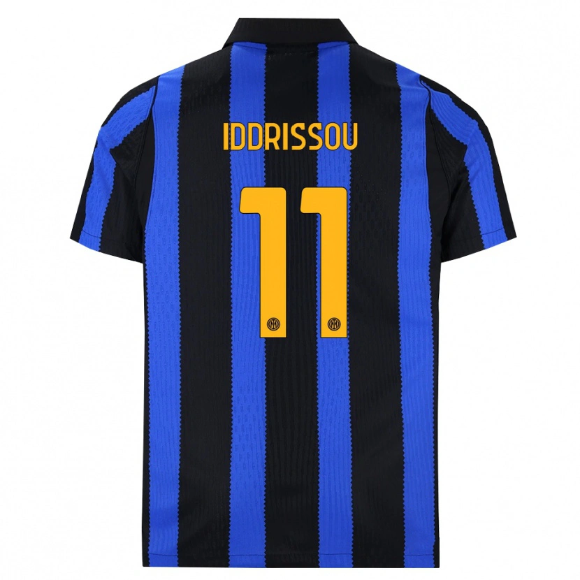 Danxen Hombre Camiseta Jamal Iddrissou #11 Negro Azul Amarillo 1ª Equipación 2026/27 La Camisa