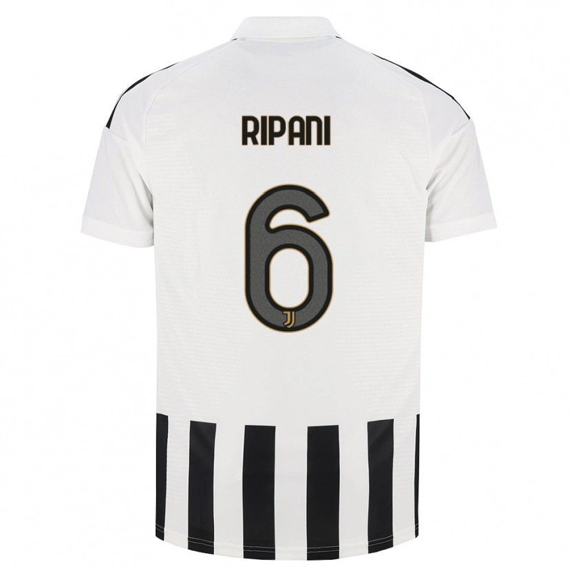 Danxen Hombre Camiseta Diego Ripani #6 Negro Blanco Marrón 1ª Equipación 2026/27 La Camisa