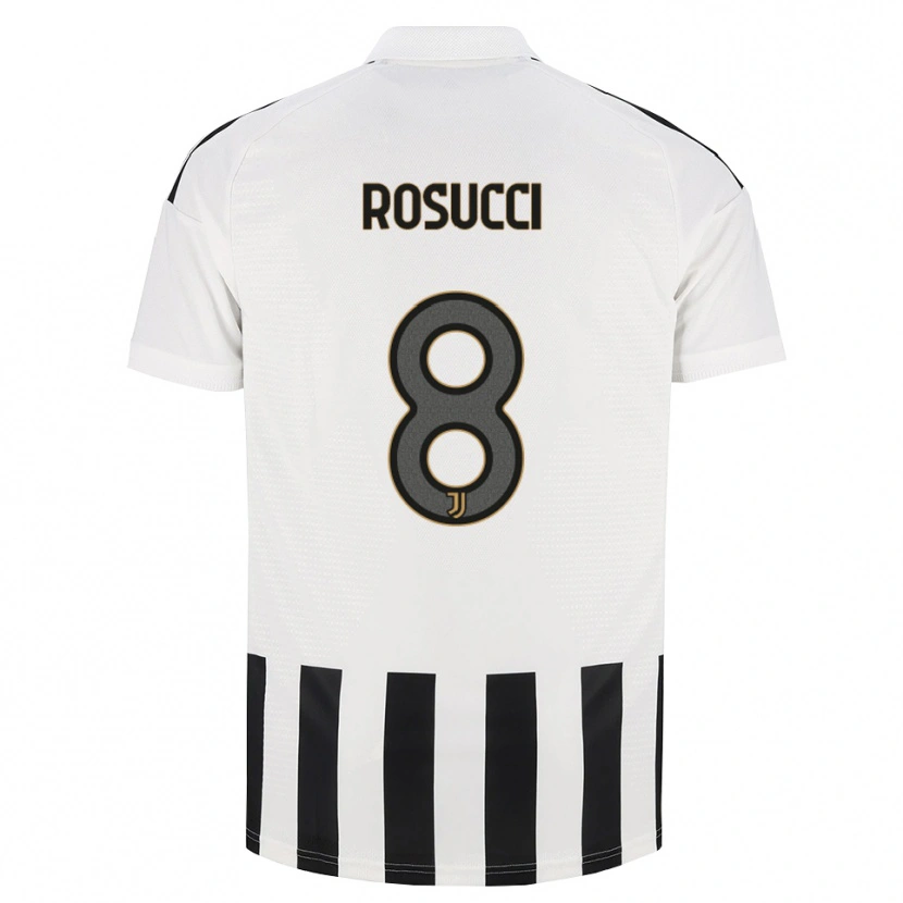 Danxen Hombre Camiseta Martina Rosucci #8 Negro Blanco Marrón 1ª Equipación 2026/27 La Camisa