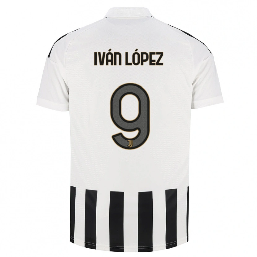 Danxen Hombre Camiseta Iván López #9 Negro Blanco Marrón 1ª Equipación 2026/27 La Camisa
