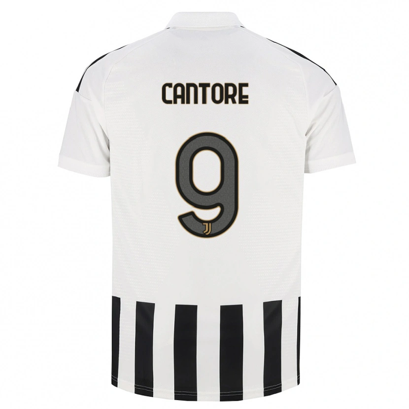 Danxen Hombre Camiseta Sofia Cantore #9 Negro Blanco Marrón 1ª Equipación 2026/27 La Camisa