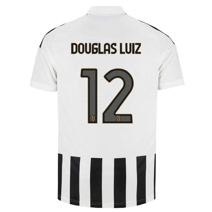 Danxen Hombre Camiseta Douglas Luiz #12 Negro Blanco Marrón 1ª Equipación 2026/27 La Camisa