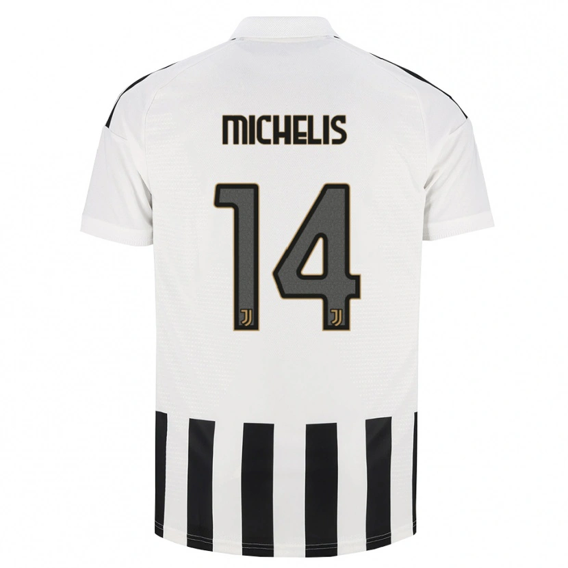 Danxen Hombre Camiseta Mattia Michelis #14 Negro Blanco Marrón 1ª Equipación 2026/27 La Camisa