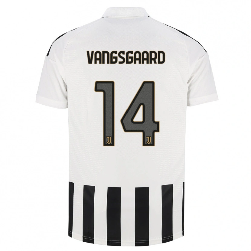 Danxen Hombre Camiseta Amalie Jørgensen Vangsgaard #14 Negro Blanco Marrón 1ª Equipación 2026/27 La Camisa